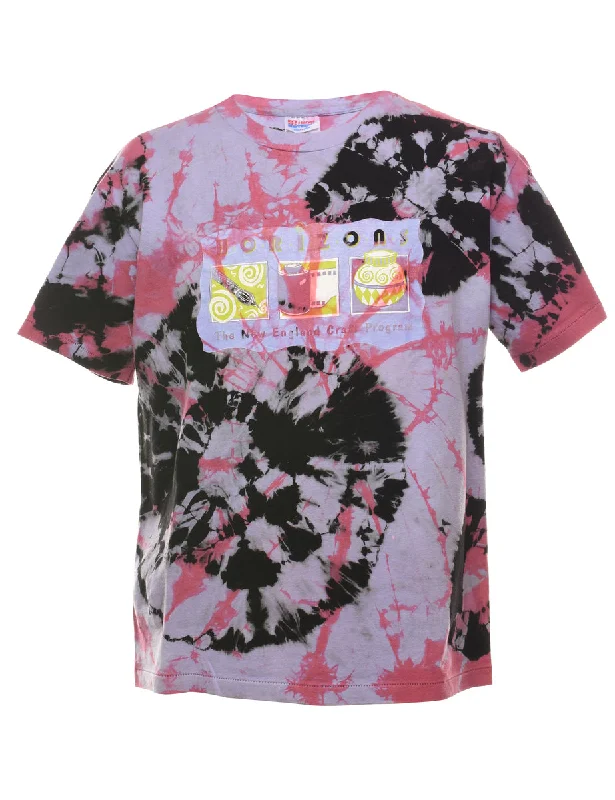 Cotton Horizons The New England Craft Program Tie Dye T-shirt - L