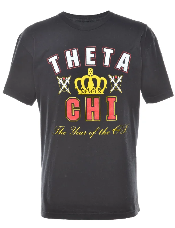 Theta Printed T-shirt - XL