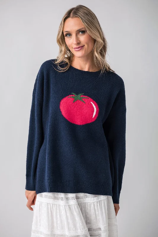 Pretty Garbage Tomato Sweater