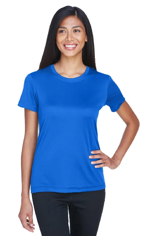 UltraClub Womens Cool & Dry Performance Moisture Wicking Short Sleeve Crewneck T-Shirt - Royal Blue