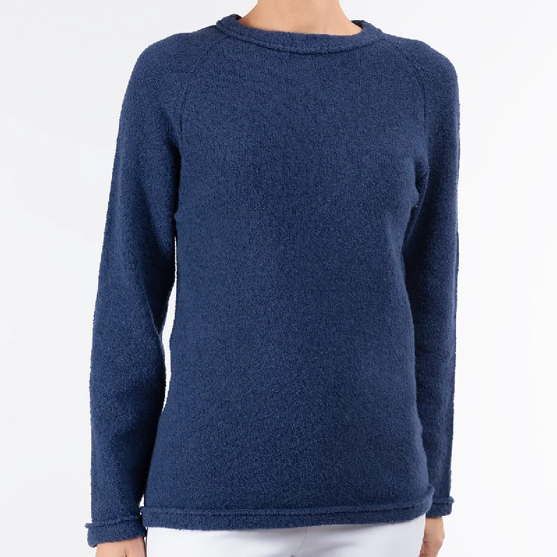 Baseball Pullover in Sapphire