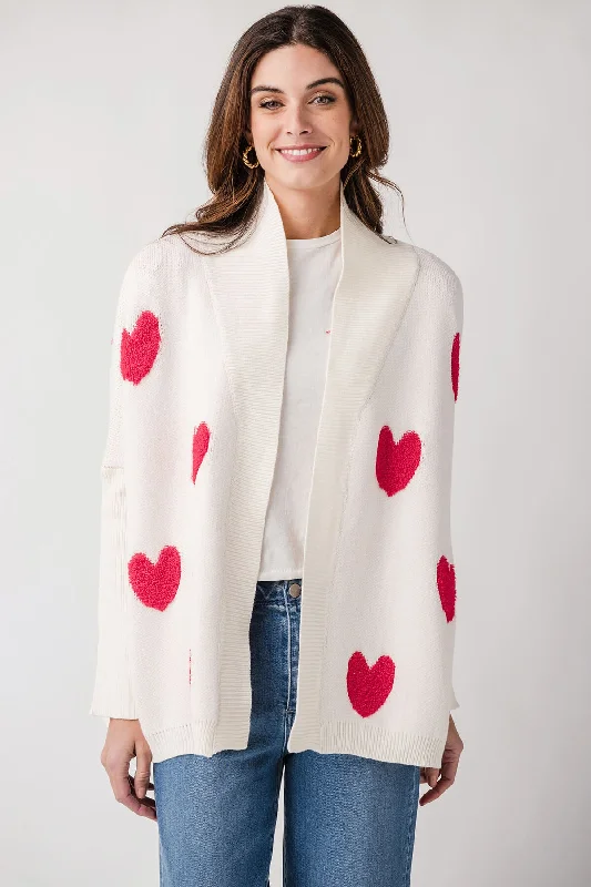 Wishlist Heart Swing Cardigan