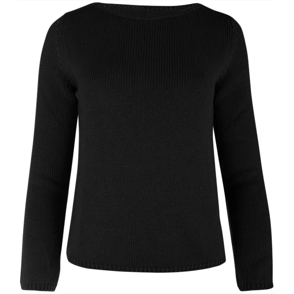 Long Sleeve Pullover in Black