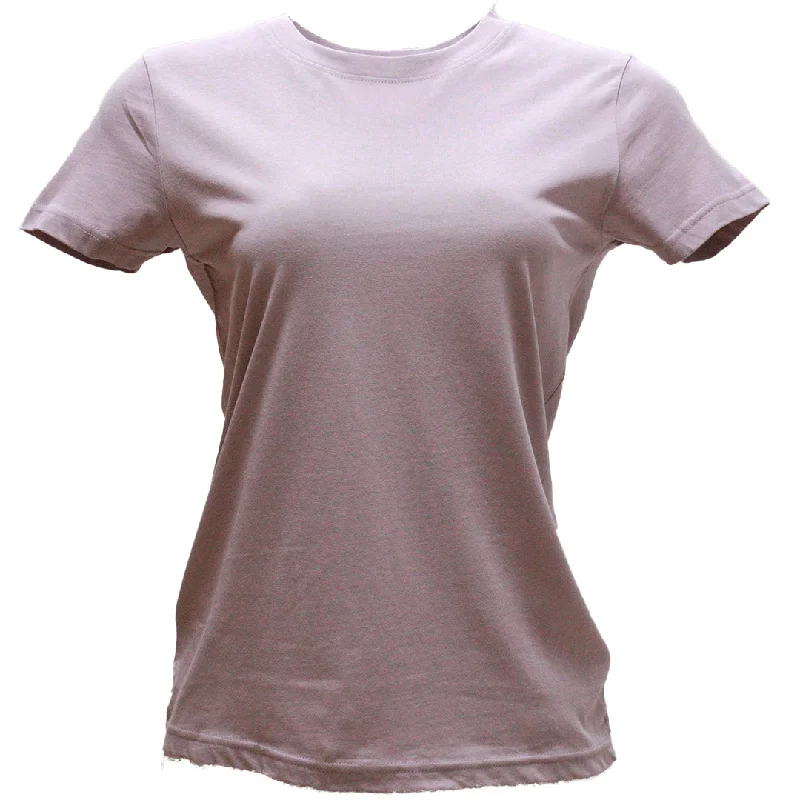 Taupe Short Sleeve Crew Neck T Shirt