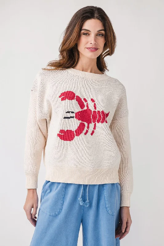 Bailey Rose Lobster Knit Crewneck