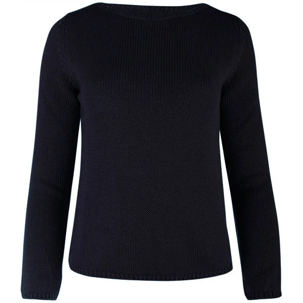 Long Sleeve Pullover in Navy