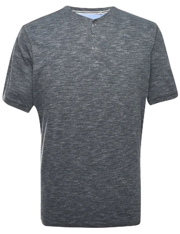 Dark Grey Plain T-shirt - M