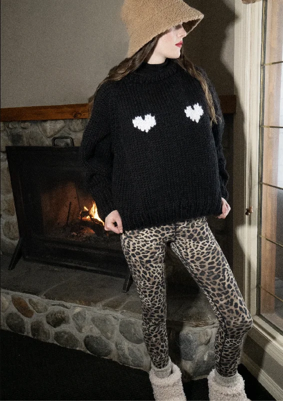 2 Hearts Slouchy Pullover