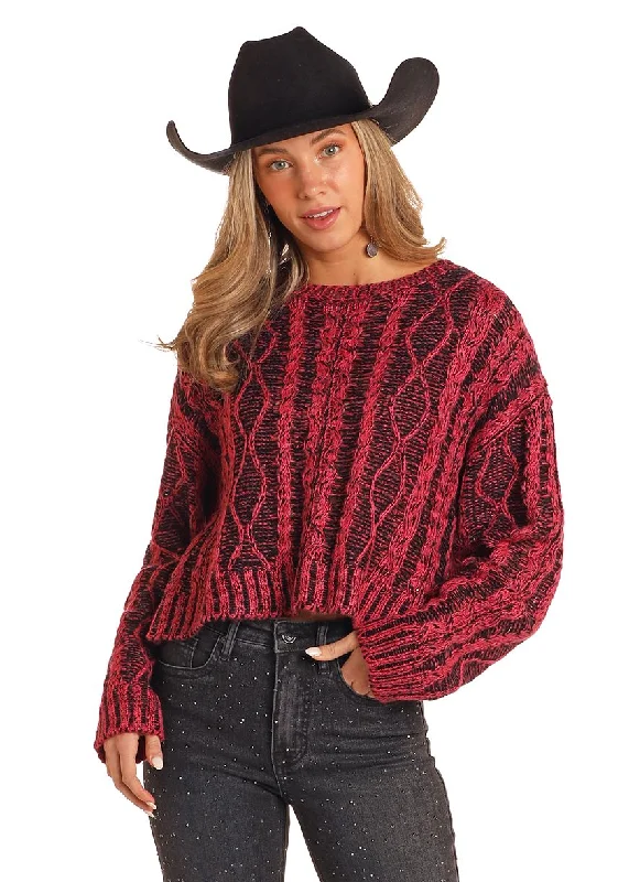 Women's Rock & Roll Cowgirl Sweater #BW32T05271