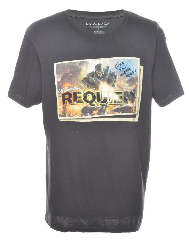 Requiem Printed T-shirt - XL