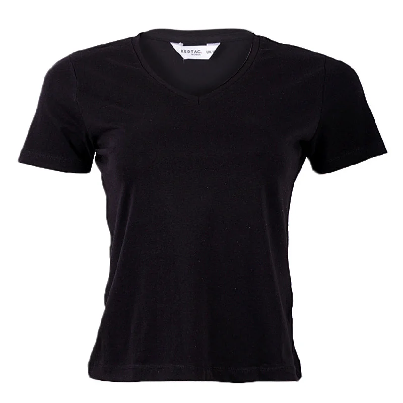 REDTAG  V-Neck Casual T-Shirt for Women