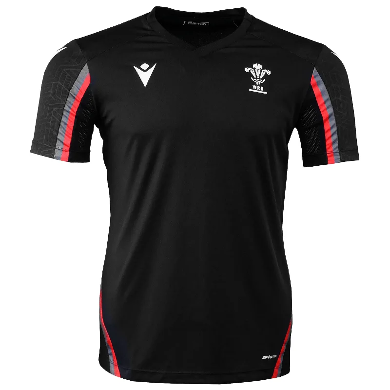 Wales Rugby Training T-Shirt 22/23 by Macron