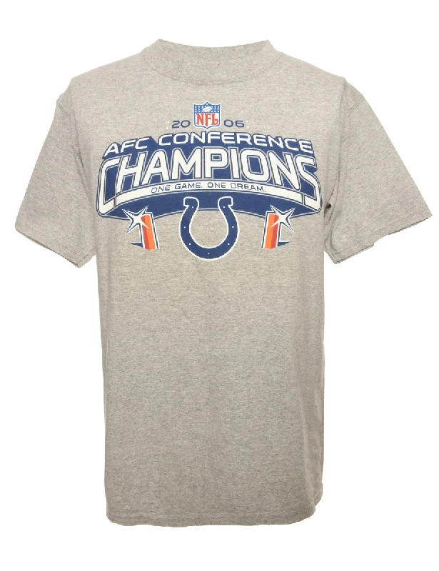 NFL AFC Conference Champions Sports T-shirt - M