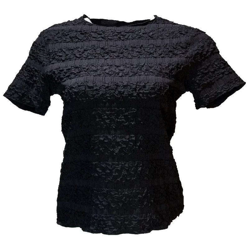 Black Textured T