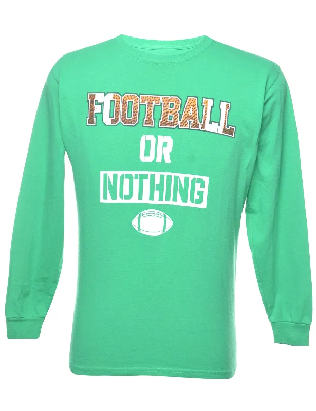 Football Printed T-shirt - M