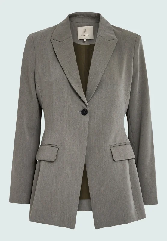 PCCindy Blazer - Winter Twig Sand Melange