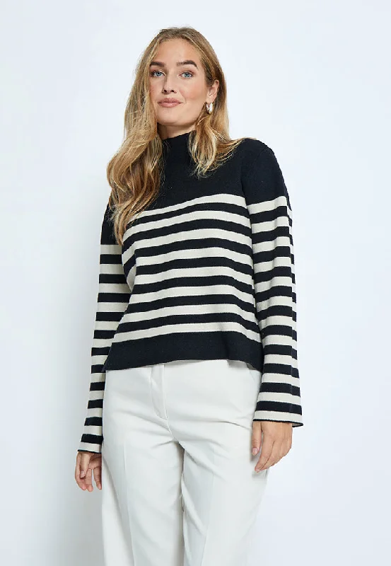 MSLupi Pullover - Black Striped