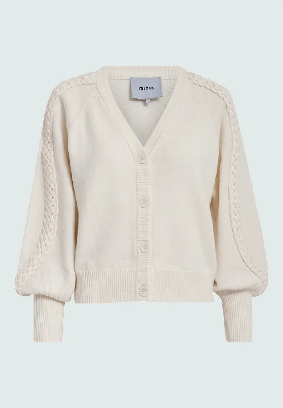 MSVera Knit Cardigan - Broken White