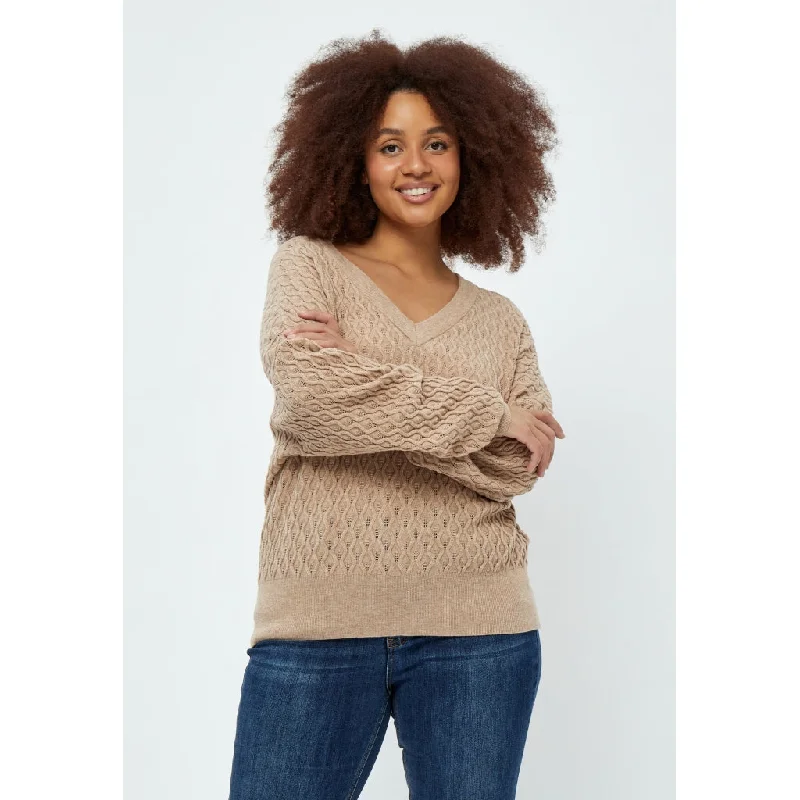 Rosalia Pearlknit Pullover Curve - Brazilian Sand Melange