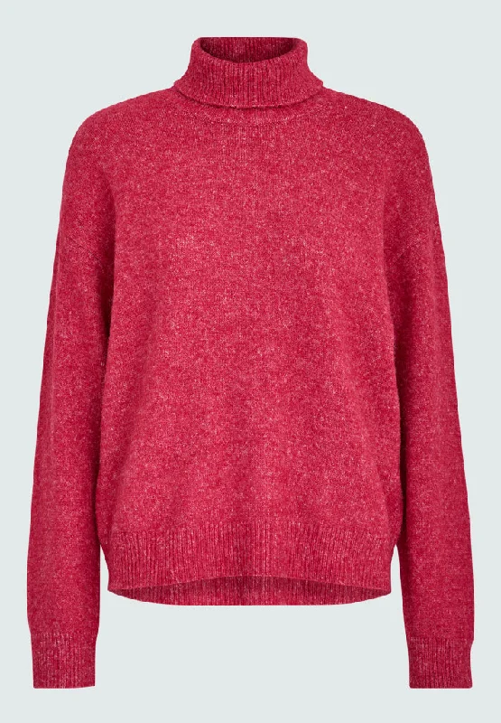 Gea High Neck Pullover - Virtual Pink