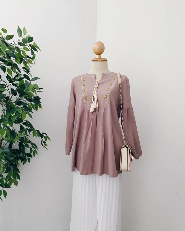 Embroidery Tessal Tops - Jeyya