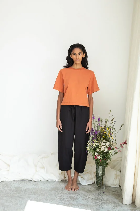 Bay Organic Cotton Top in Terracotta