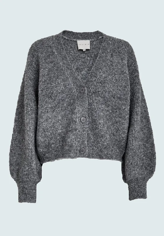 DSKrista GRS Knit Cardigan - Grey Melange